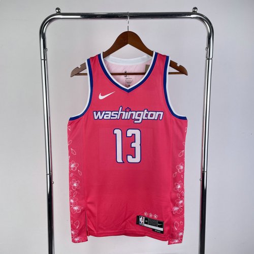 Maillot de Basket #13 Poole Washington Wizards 22-23 city